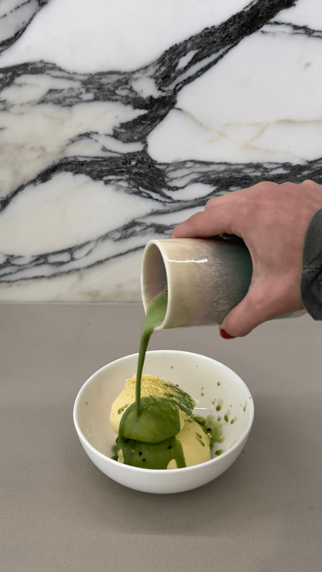 Matcha Affogato - mix-n-matcha