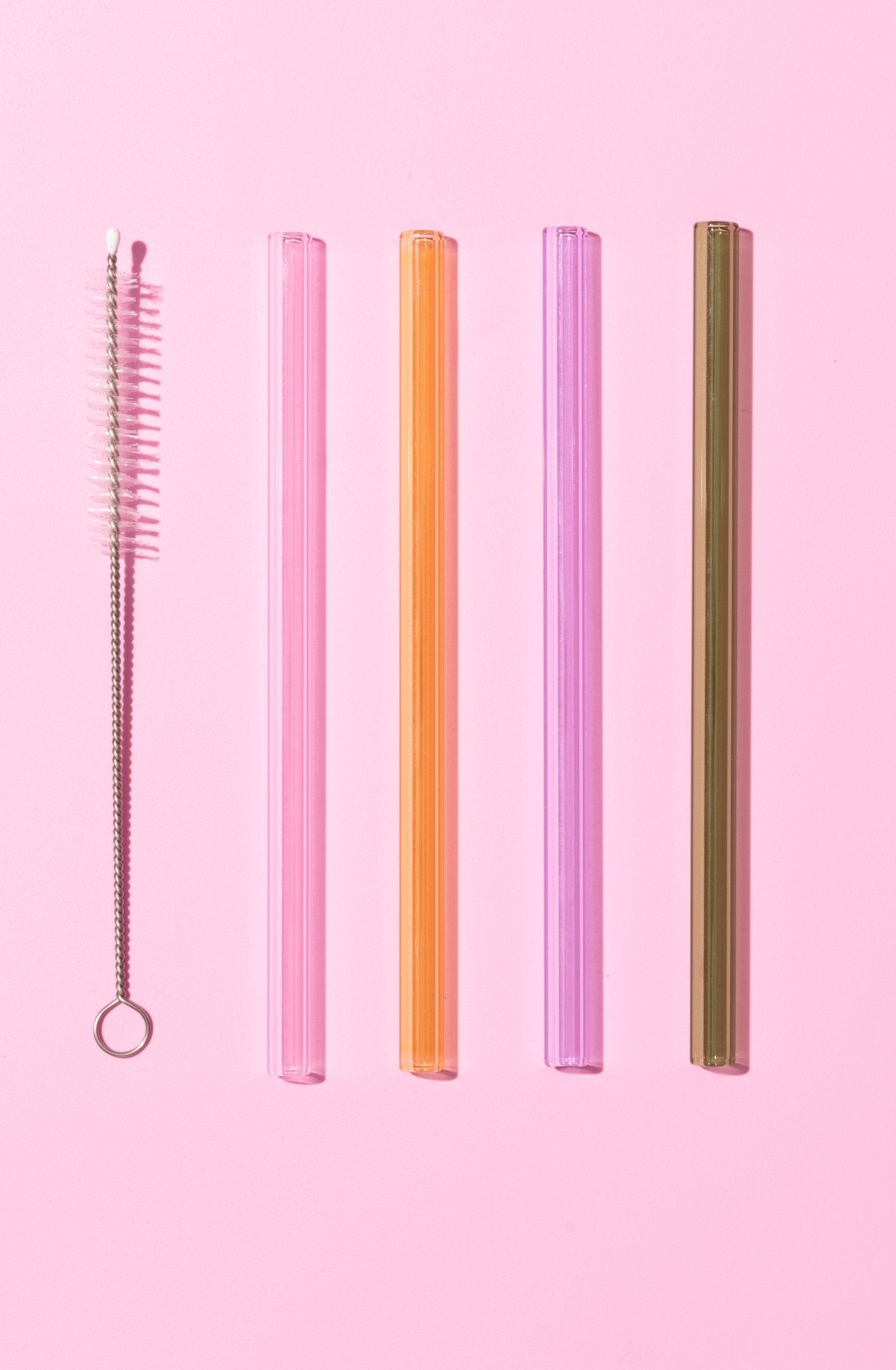 Glass Straws Set of 4 - mix-n-matcha