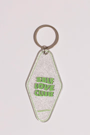 Motel Keychain - Glitter Self Care Club
