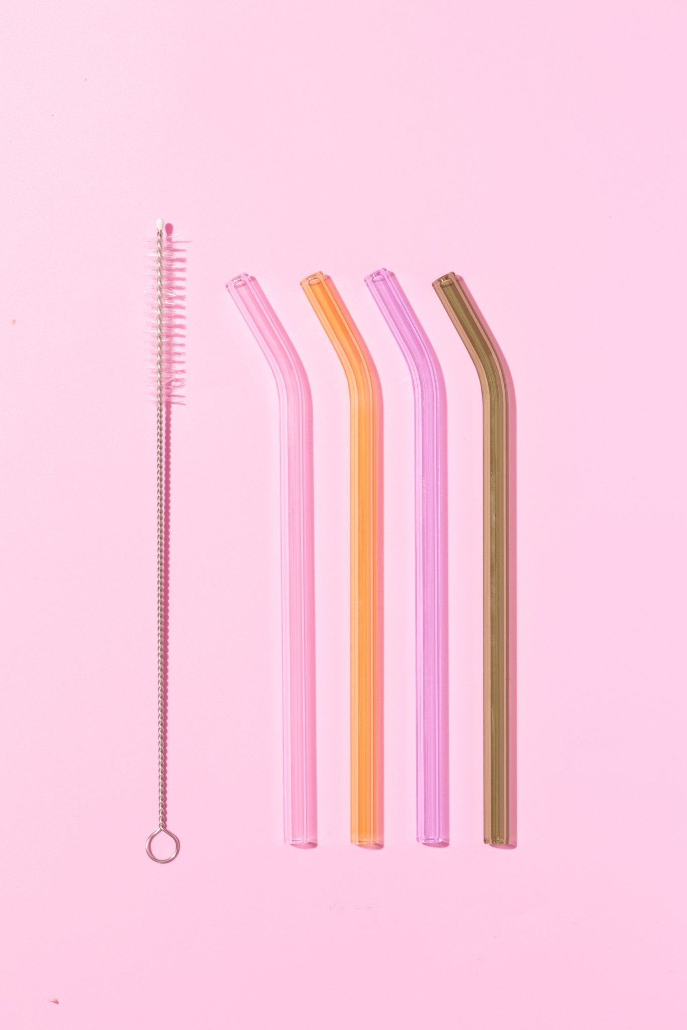 Glass Straws Set of 4 - mix-n-matcha